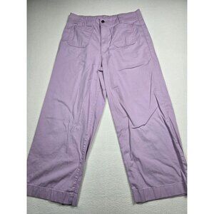Gloria Vanderbilt Shape Effect Womens Tummy Sculpt Wide Leg Crop Pants Size 10